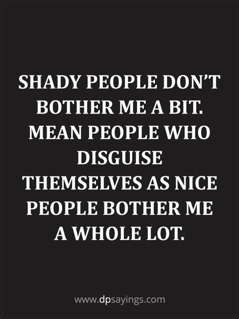 shady people quotes.